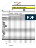 Daily Inspection Checklist - Welding Machine