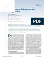 Disseminated Intravascular Coagulation