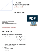 "DC Motors": AV-222 Electromechanical Systems