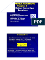 Chapitre 6 Oscillateur Harmonique Quantique