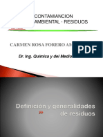 Contaminación Ambiental Residuos Sólidos