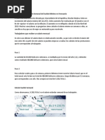 Calculo de Sueldos y Salarios en Venezuela