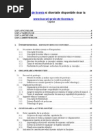 562 Analiza Tehnico-Economica A Capacitatii de Productie (S.C. XYZ S.a.)