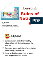 Rules of Netiquette