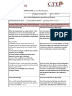 UMF Unit-Wide Lesson Plan Template: Course: EDU 460