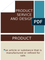 Product Service and Design