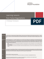 Framework Negotiation Failure Factors Final