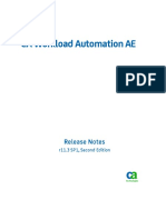 CA Workload Automation AE: Release Notes