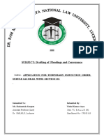 SUBJЕCT: Drafting of Pleadings and Conveyance