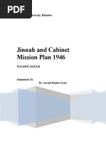 Jinnah and Cabinet Mission Plan 1946: Al-Khair University, Bhimber