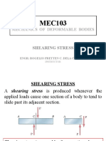 2 - Simple Stresses (Shearing)