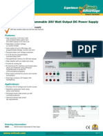 Precision With Programmable 200 Watt Output DC Power Supply