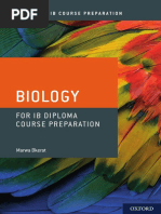 Biology: For Ib Diploma Course Preparation