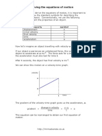 Deriving The Equations of Motion: Property Symbol