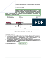 Distancia de Detención y Pendiente Según DNV