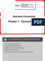 Business Economics Chapter 2 - Demand Analysis