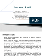 Legal Aspects of M&A