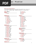 Word Class Abbreviations: Hello