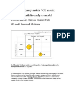 McKinsey GEC Matrix