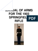 Manual of Arms FOR THE 1903 Springfield Rifle