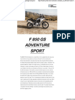 BMW F 850 GS Specifications