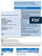 Scheme Features: Quantum Tax Saving Fund