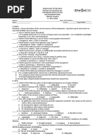 2019 Mapeh8 2nd Qtr. Exam