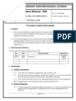 Procedure - Control of Documents