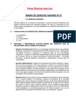 Cuestionario Der Agrario 1-2 PDF