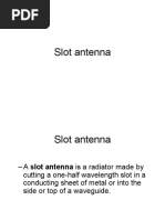 Slot Antenna