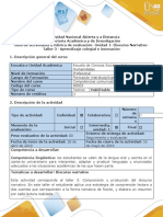 Guía de Actividades y Rúbrica de Evaluación Taller 3. Aprendizaje Colegial e Innovación