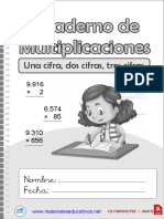 Cuaderno de Multiplicaciones