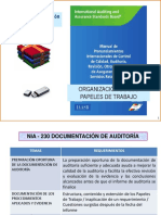 9 NIA 230 Documentación de Auditoría PAPELES DE TRABAJO WP PDF