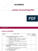 Management Accounting (MA)