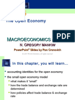 The Open Economy: Acroeconomics