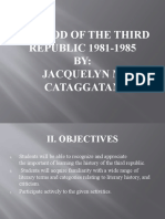 Jacquelyn cataggatan-THIRD REPUBLIC