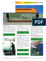 Prolink-1B Basic TV Analyser: Analogue and Digital TV Channels or Frequencies Frequency Ranges