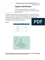 Histogram Specification