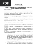 Unidad III Estrategias Que Favorezcan La Diversidad Grupal en El Contexto Del Aprendizaje Significativo