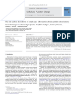 Monte Negro, Eby, Mu, Mulligan, Weaver - The Net Carbon Drawdown of Small Scale Afforestation From Satellite Observations