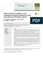 Mode of Action of Cupping Local Metabolism and Pain Thresholds in Neck Pain Patients and Healthy Subjects 2014