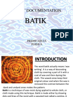 Craft Documentation: Batik