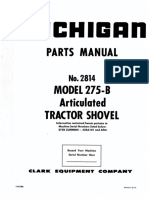 Parts Manual: 275-B Articulated Tractor Shovel