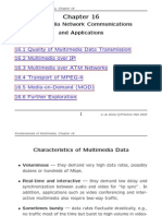 Chapter 16 - Multimedia Network Communications and Applications