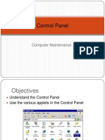 Control Panel