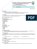 Case Protocol OB - H MOLE