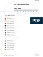 Member States of The United Nations