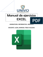 Manual de Ejercicios EXCEL