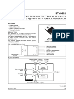 Vertical Deflection Output For Monitor / TV 2 App / 60 V With Flyback Generator