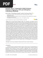 Processes: Isosteric Heat: Comparative Study Between Clausius-Clapeyron, CSK and Adsorption Calorimetry Methods